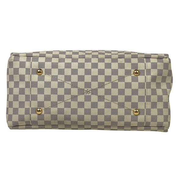 Louis Vuitton Galliera PM Tote Shoulder Bag Damier Azur White - Picture 4 of 13